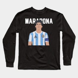Maradona Art Long Sleeve T-Shirt
